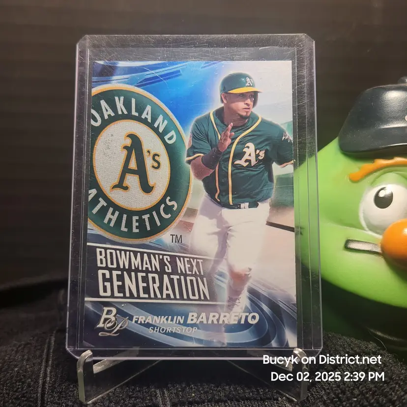 2017 Bowman Platinum Next Gen - Franklin Barreto Oakland Athletics
