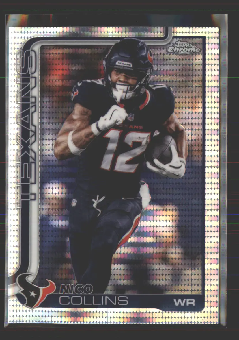 Nico Collins 2025 Topps Chrome Pulsar #115 - (142) - Houston Texans