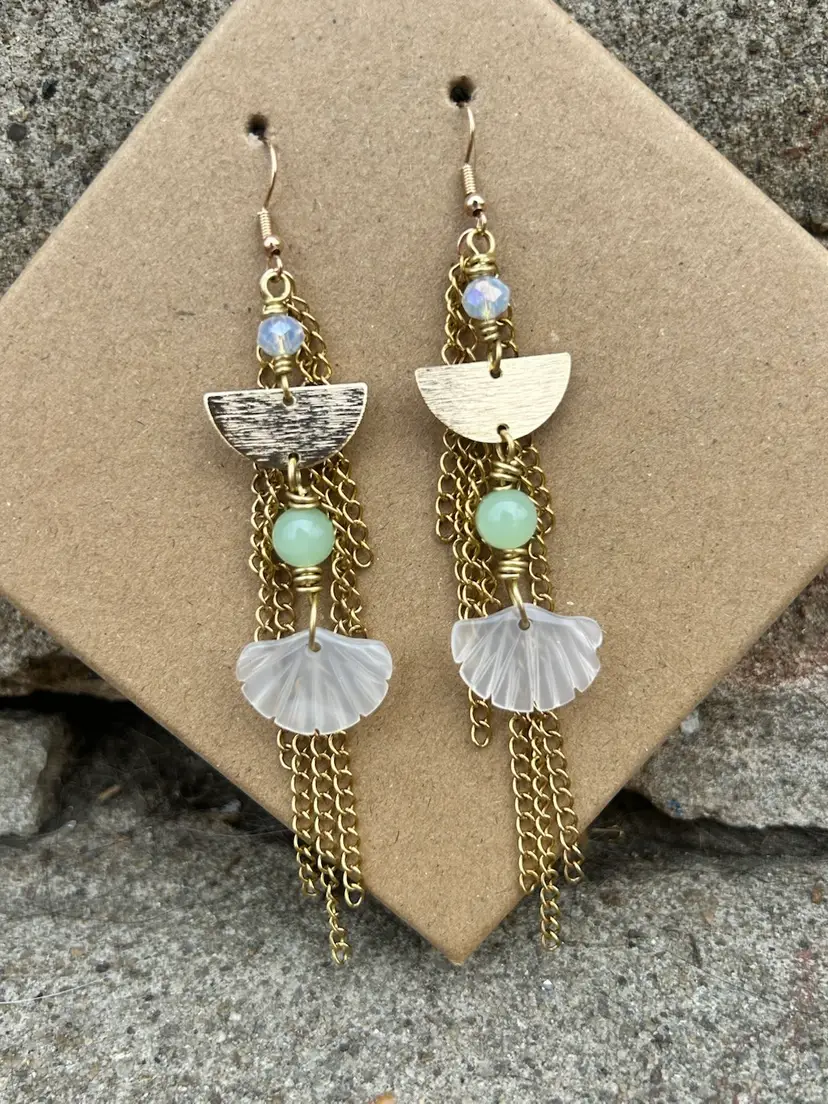 Handmade Chandelier Style Earrings By Me