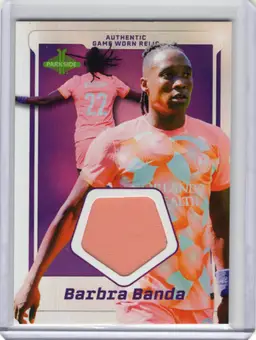 2025 Parkside NWSL Vol 1 Barbra Banda Game Worn Patch Relic