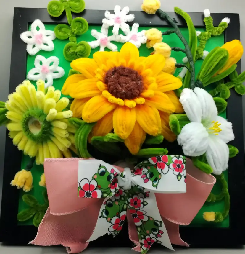 Pipecleaner Floral Display