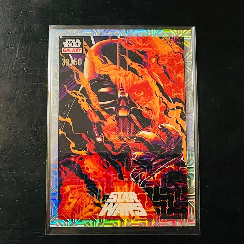 Darth Vader - Star Wars Galaxy Chrome Card #30/50 - Limited Edition Master of Evil
