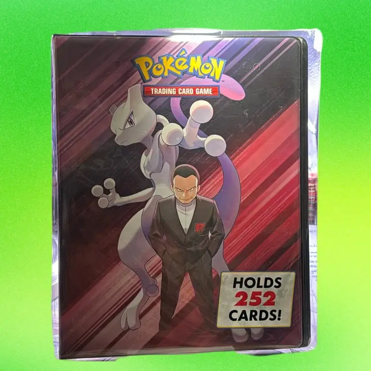 Ultra Pro Team Rocket Giovanni And Mew 9-Pocket Binder