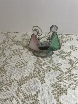 Stained Glass Nativity Scene