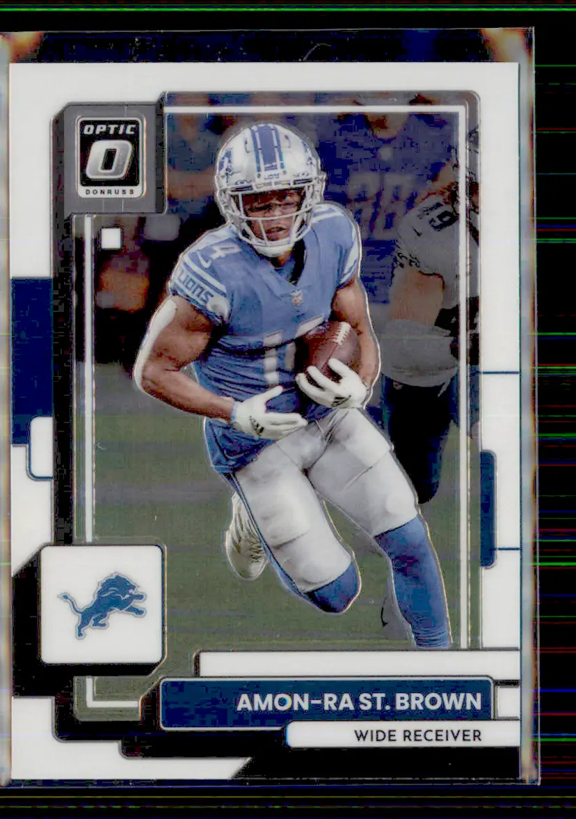 Amon-Ra St. Brown 2022 Donruss Optic #67 - Detroit Lions - (130-111)