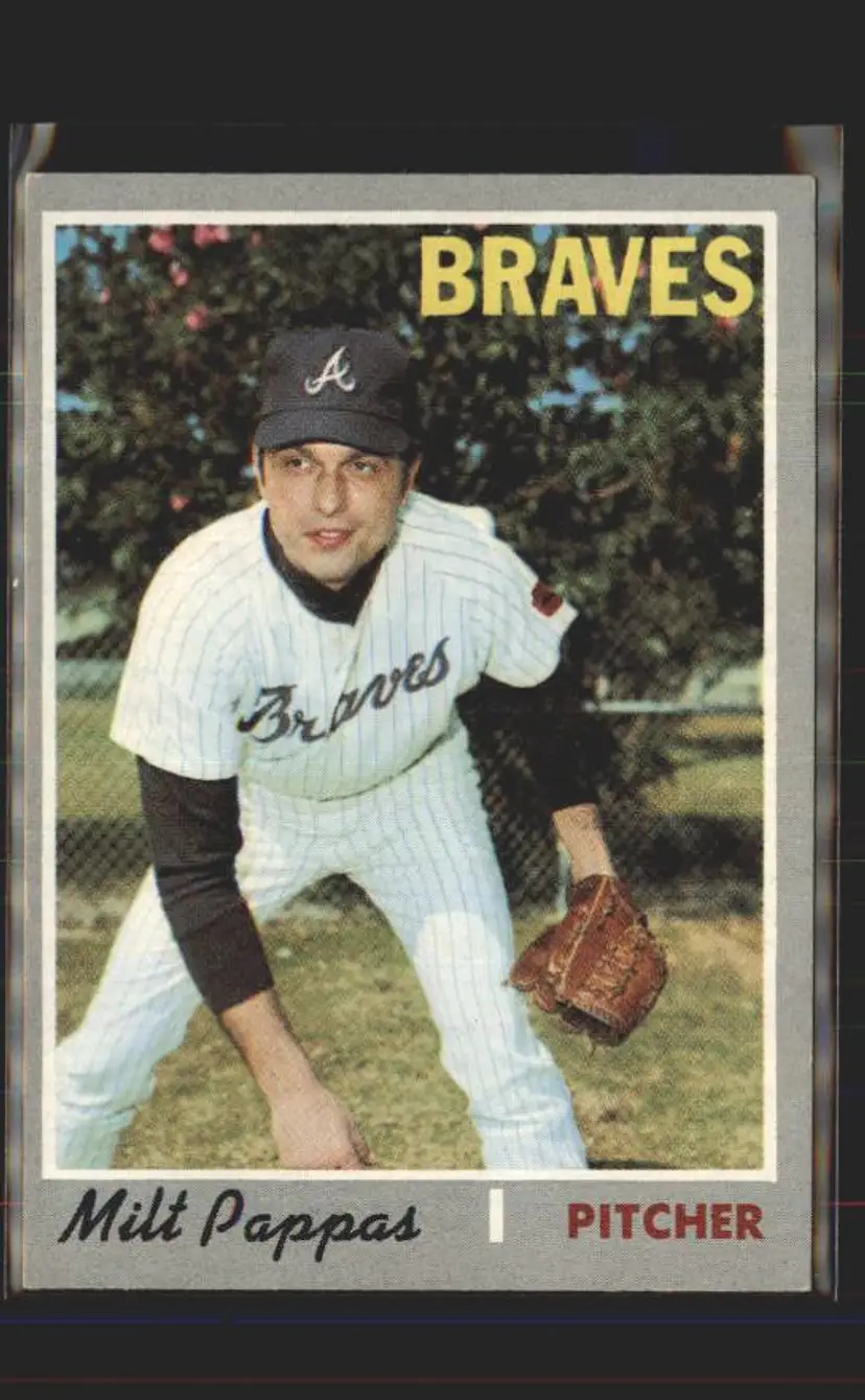 Milt Pappas 1970 Topps #576 - (pk6) - Atlanta Braves