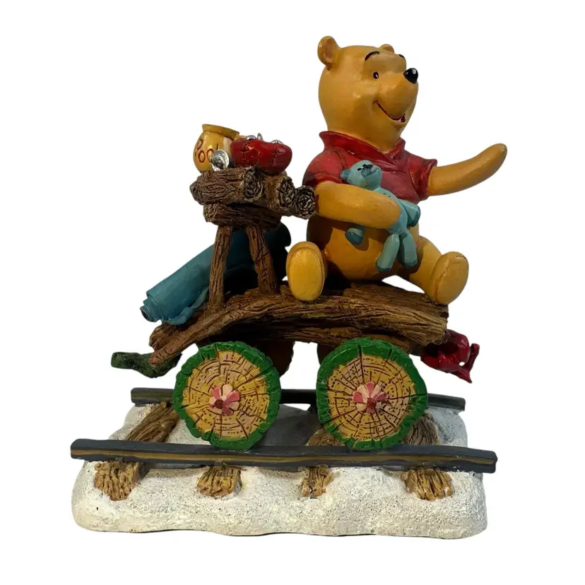 Piglet Holiday Express Disney Winnie the Pooh Danbury Mint Christmas Vintage
