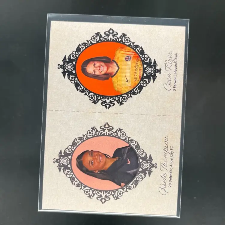 Gisele Thompson and Cece Kizer 2024 Parkside NWSL Beachwood Soccer Card