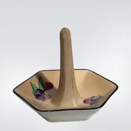 Ceramic Ring/Jewelry Holder/Trinket Dish with Berries Carlton Ware England 
3” T  x 4” W