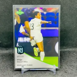 Margaret Midge Purce 2023 Parkside Pronto Women’s Soccer Card SILVER Parallel /10 Gotham