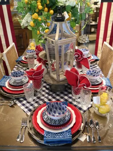 Reds Whites & Blues Vintage Variety 