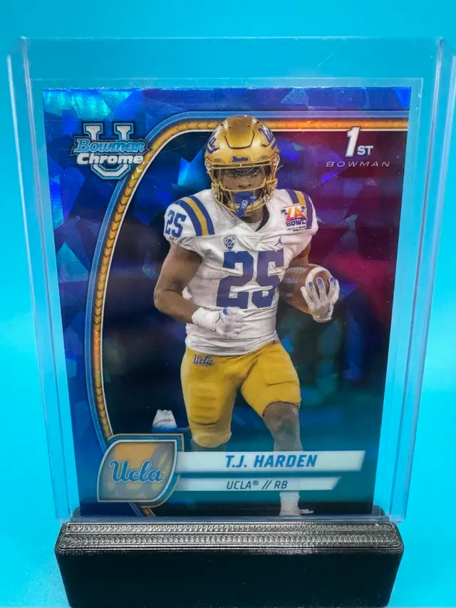 T.J. Harden 1st Bowman Chrome U Sapphire UCLA Bruins