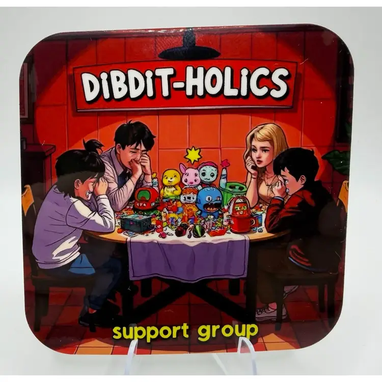 Dibdit-Holics Support Group Sticker 3”x3”