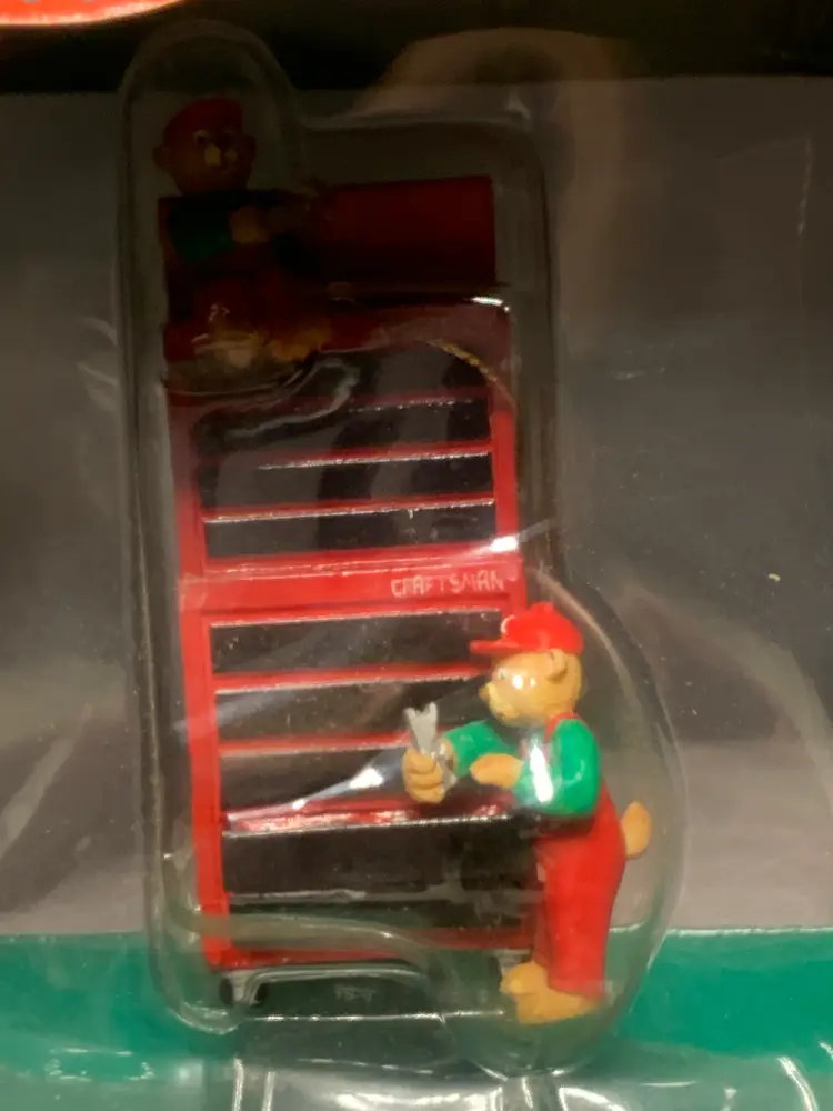 VTG 1995 Sears Craftsman Toolbox Collectable Miniature Christmas Ornament NIB