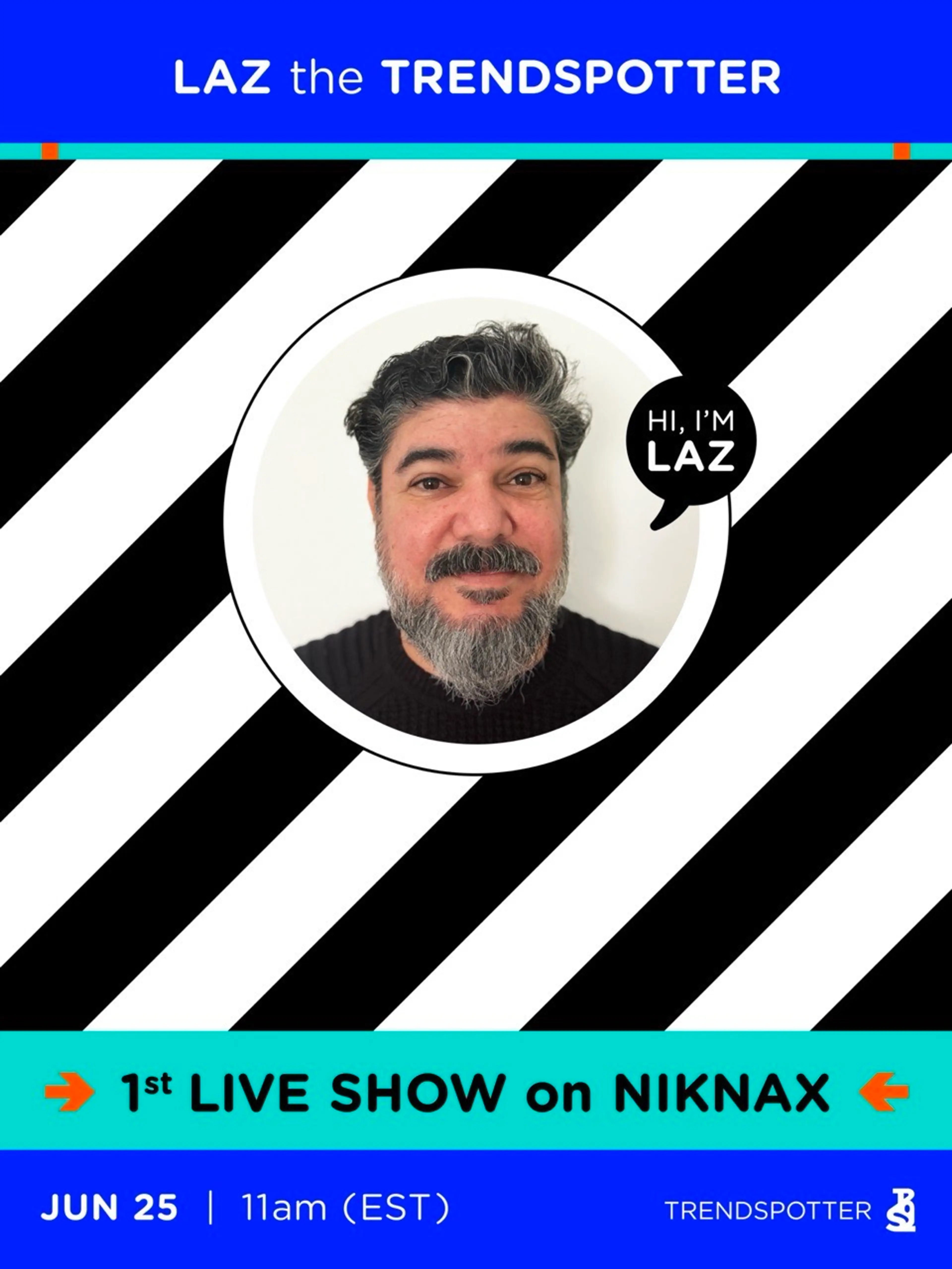Hi… I’m Laz & this Is my 1st Live Show 🤞 