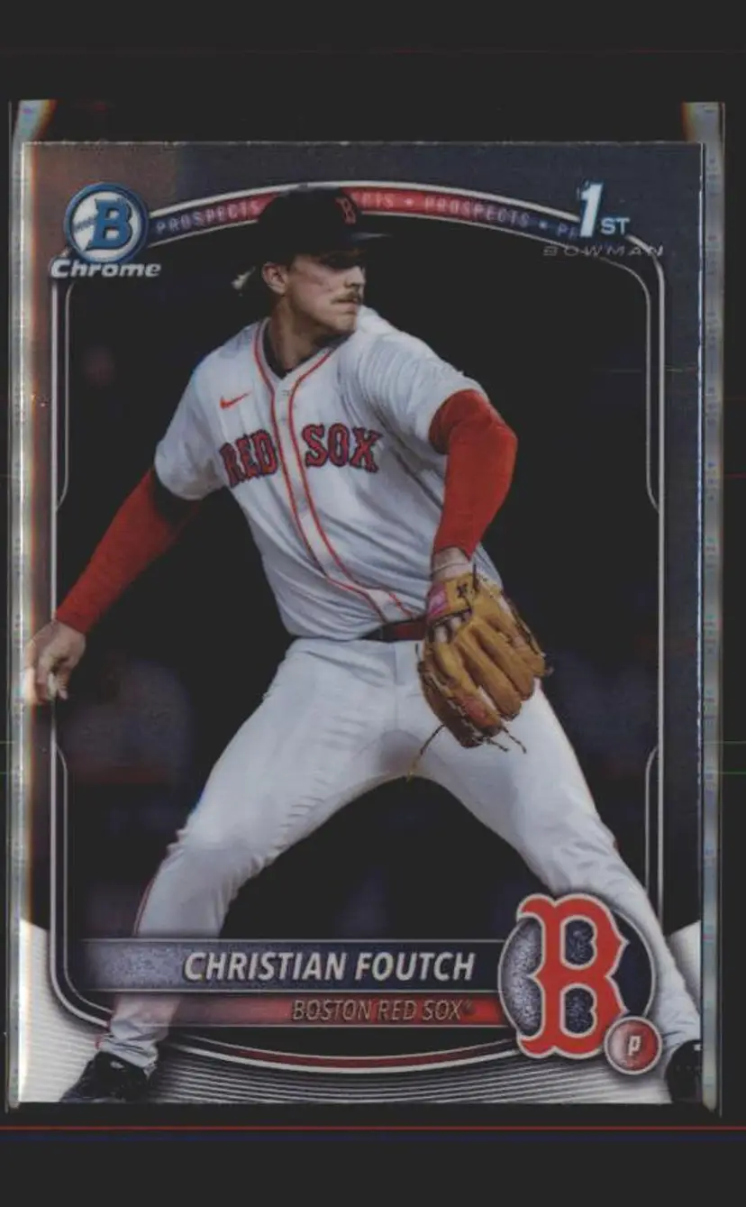 2025 Bowman Draft #BDC-127 Christian Foutch Chrome - (137) - Boston Red Sox