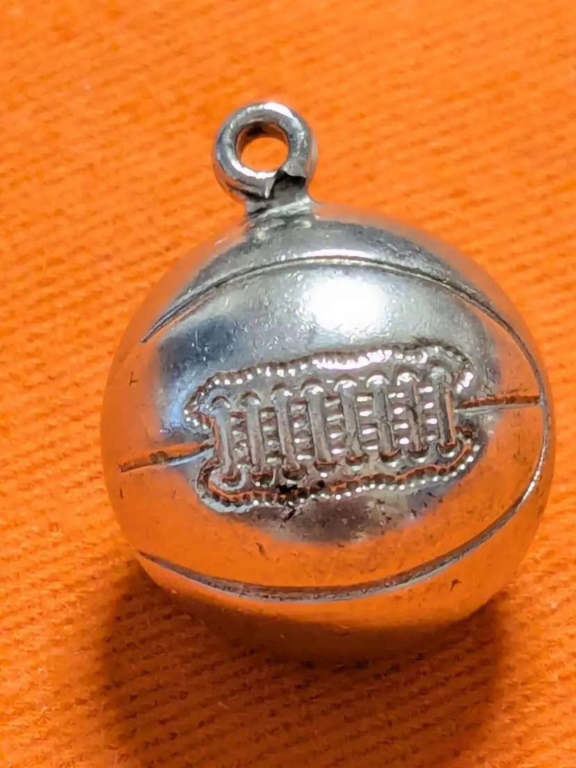 Vintage Beau Sterling Silver Basketball Charm