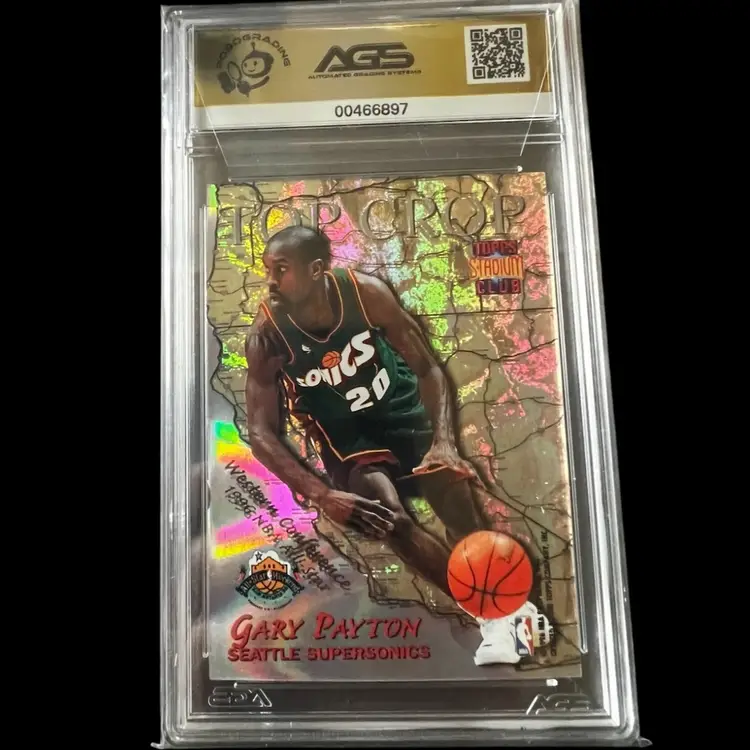 Michael Jordan/Gary Payton 96-97 Topps Stadium Club Top Crop AGS 9.5