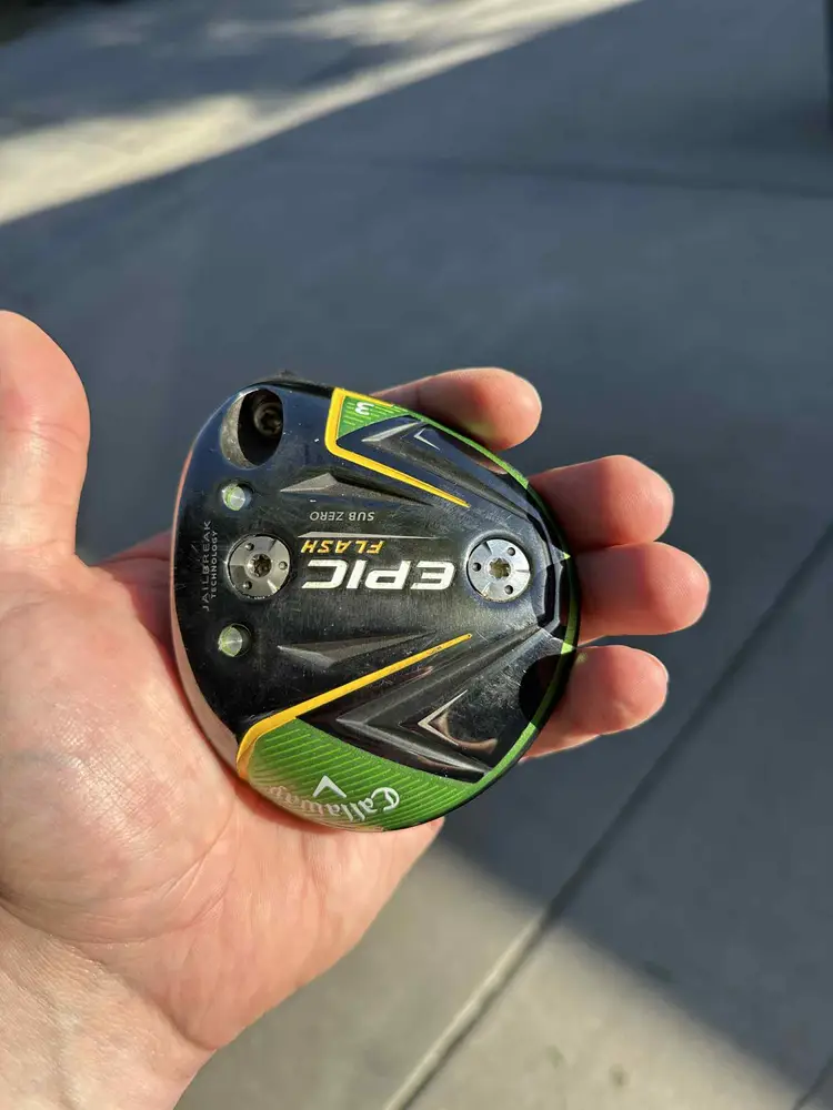 Epic Flash Sub Zero 3 wood head, USED