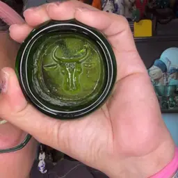 Blenko Bull Paperweight