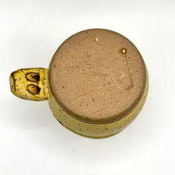 Studio Pottery Ugly Face Egg Separator