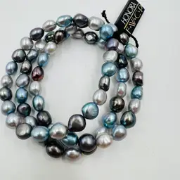 Honora Freshwater Cultured Pearl Trio Of Stretch Bracelets