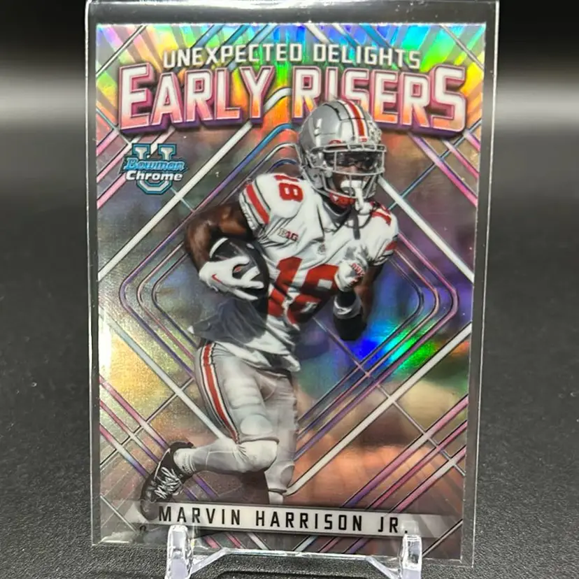 Marvin Harrison Jr. 2023 Bowman Chrome U Early Risers Ohio State Buckeyes