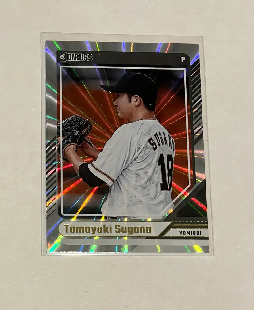 Tomoyuki Sugano Donruss Laser Yomiuri Giants