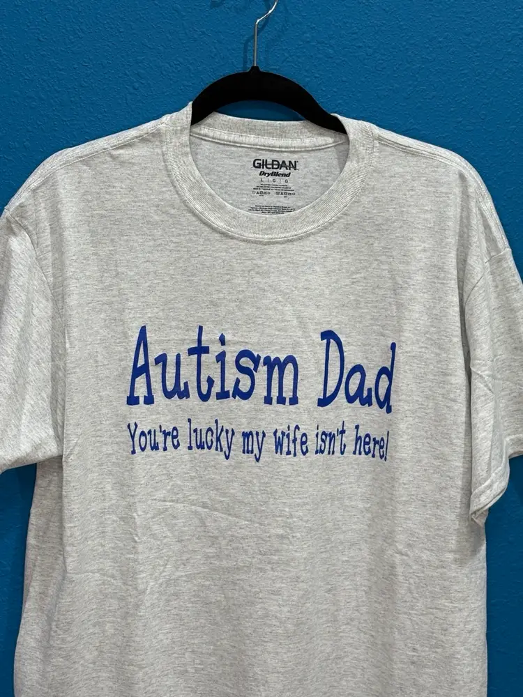 Autism Dat T-shirt Size Large