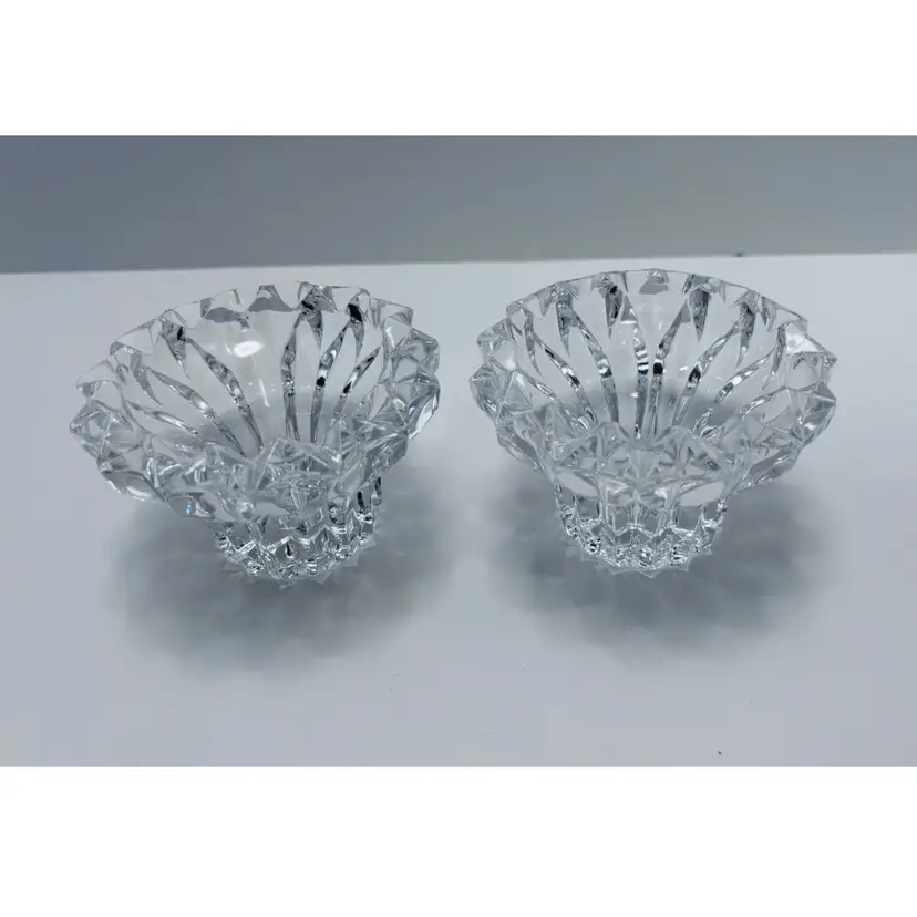 Crystal Candle Holders - Cristal D'Arques Durand