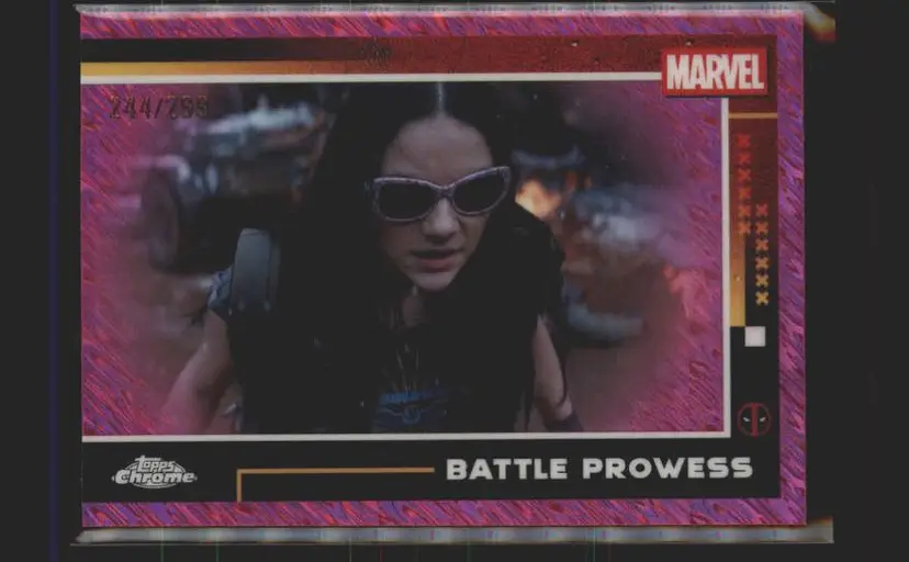 Battle Prowess 2025 Topps Chrome Deadpool #82 Pink Shimmer /299 - (140) -