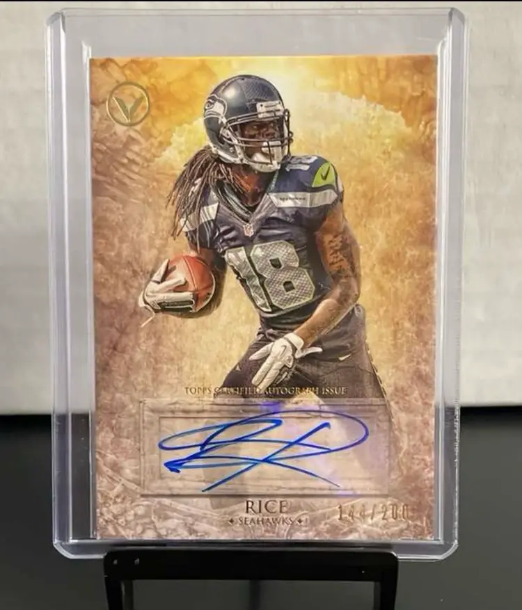 2012 Topps Valor Centurion Sidney Rice /200 Auto