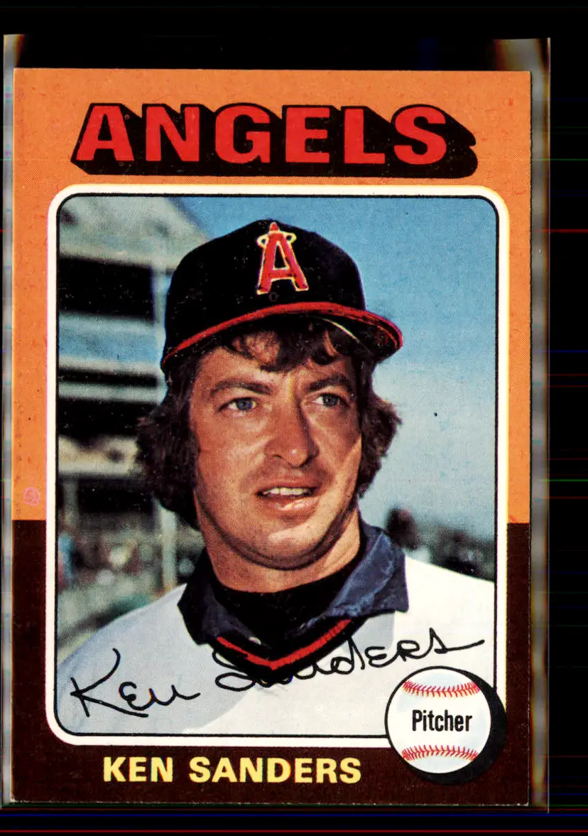 Ken Sanders 1975 Topps #366 - California Angels - (pk4-251)