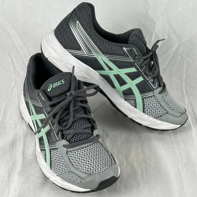 ASICS Women’s Performance Running Shoes US 10 Gray Mint