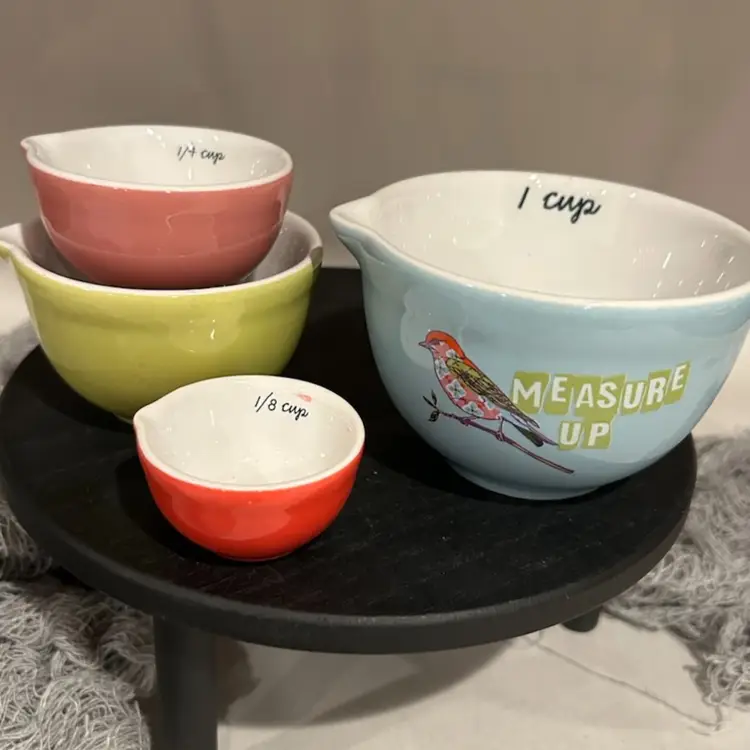 Birdie Measuring Cups Measure Up Set Kitchen Tools Pastel