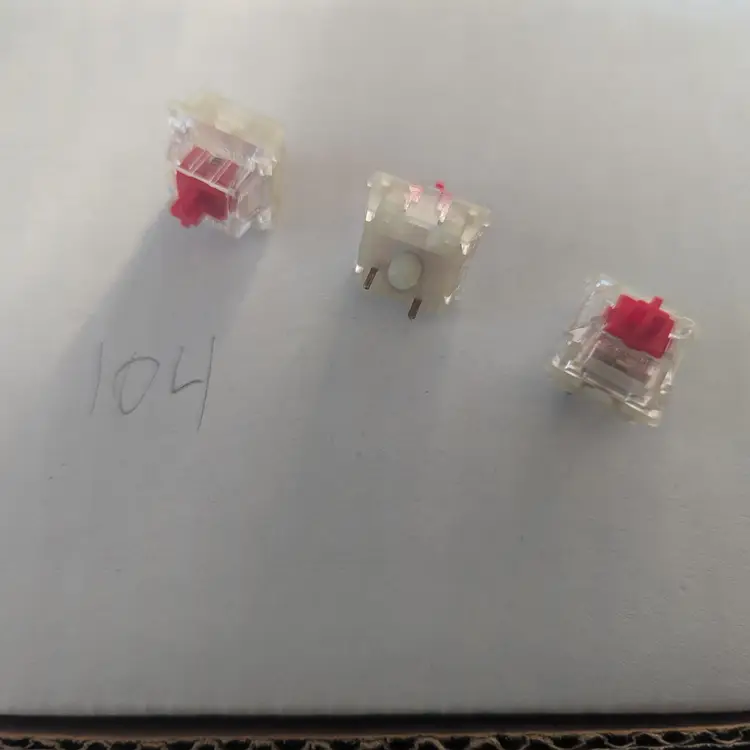 104 Cherry MX Red RGB switches