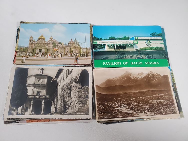 Lot of 50 Foreign Post Cards Lot A