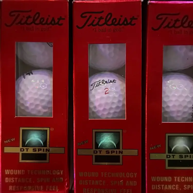Titleist DT SPIN 90 Compression Balls

3 Full Sleeves In Original Box.