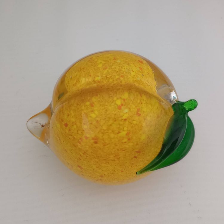 Peach paperweight