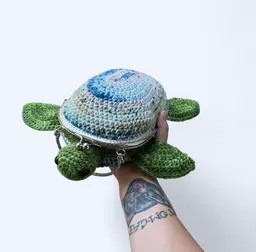 Crochet Turtle Purse