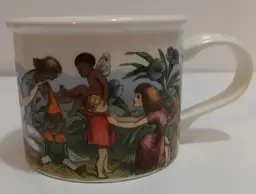 2 Piece Portmeirion "The Enchanted Garden" Child's Snack Set