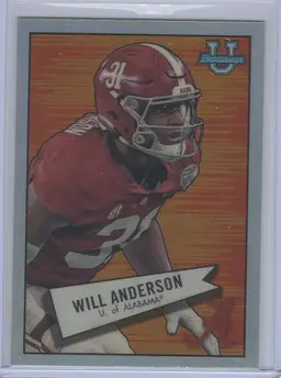 2022 Bowman Chrome U Will Anders #52BF-3 1952 Design