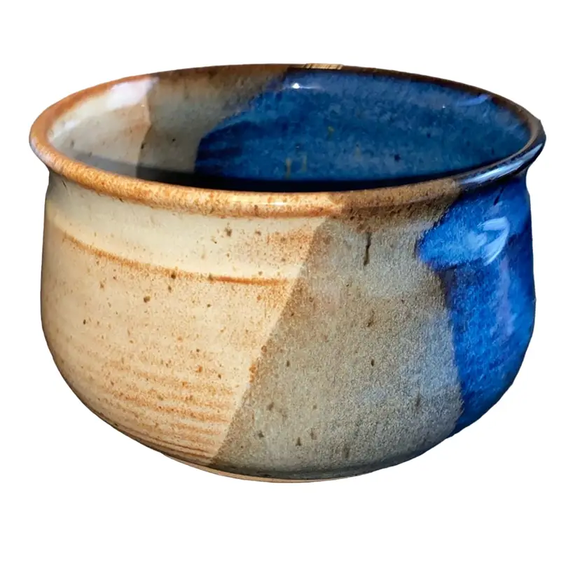 Hand Thrown Studio Art Pottery Glazed Pot/ Bowl