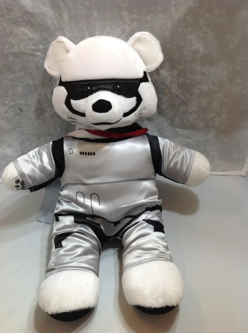 Build A Bear Star Wars Storm Trooper Plush Bear 18" The Force Awakens Plush Toy