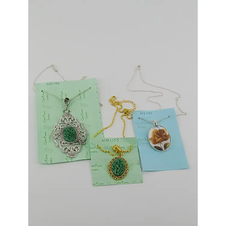 Three Necklaces - Jade