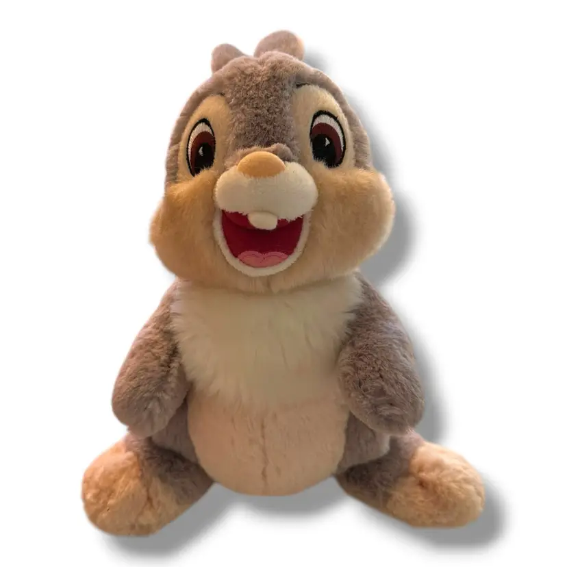 Disney Parks Thumper 8” Plush Stuffed Animal Gray Beige