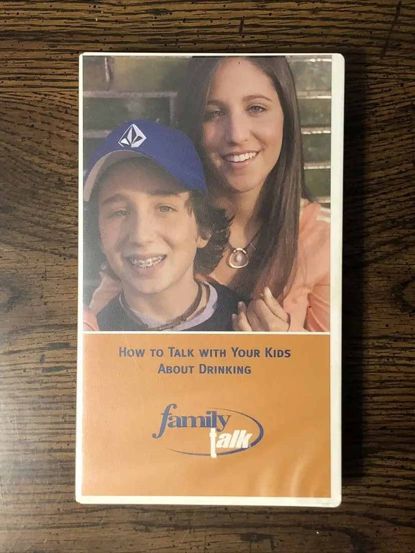 HOW TO TALK WITH YOUR KIDS ABOUT DRINKING VHS & Information Guide Alcoholism