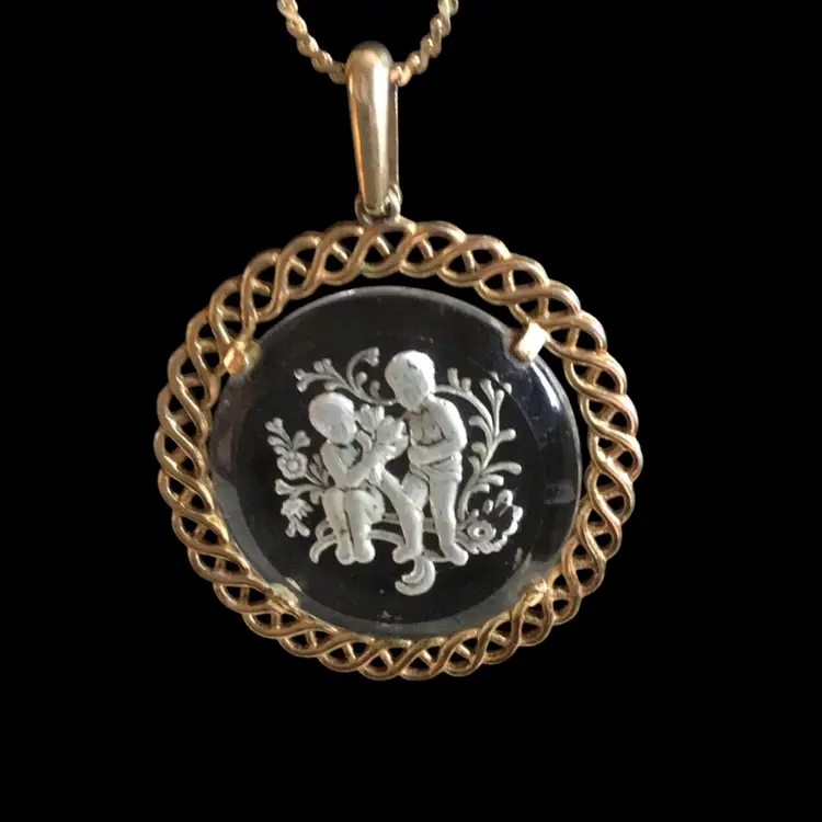 Vintage Trifari Zodiac Necklace