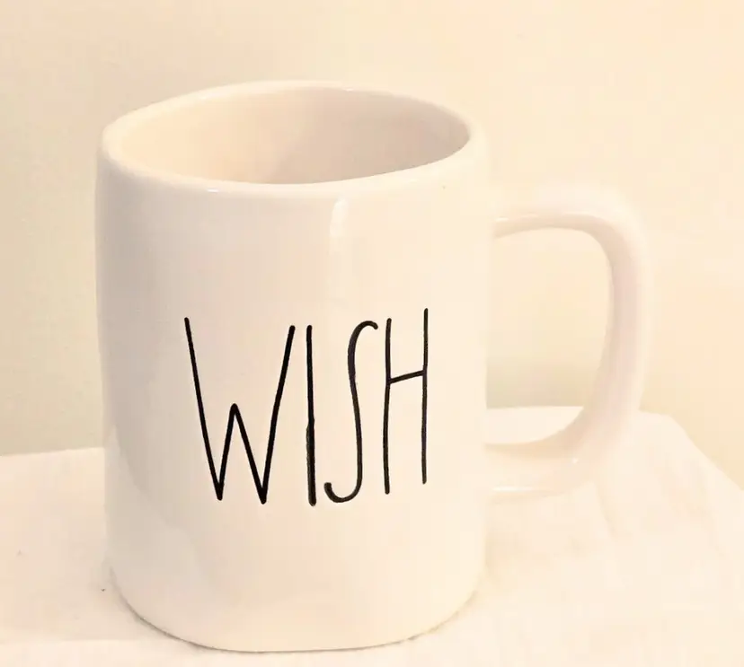 Rae Dunn WISH Ceramic Coffee Mug - Collectors Mug