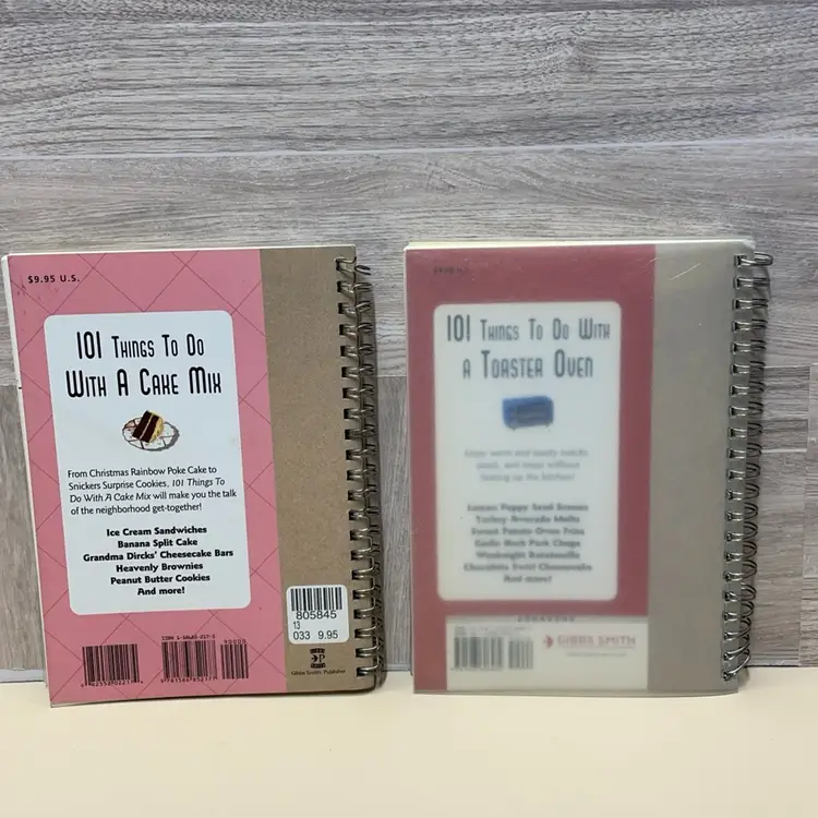 101 Things to Do with a Cake Mix And A Toaster Oven Spiral Vintage